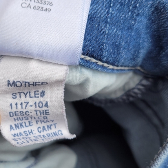 Mother The Hustler Ankle Fray Can’t Stop Staring size 28 - Picture 9 of 11